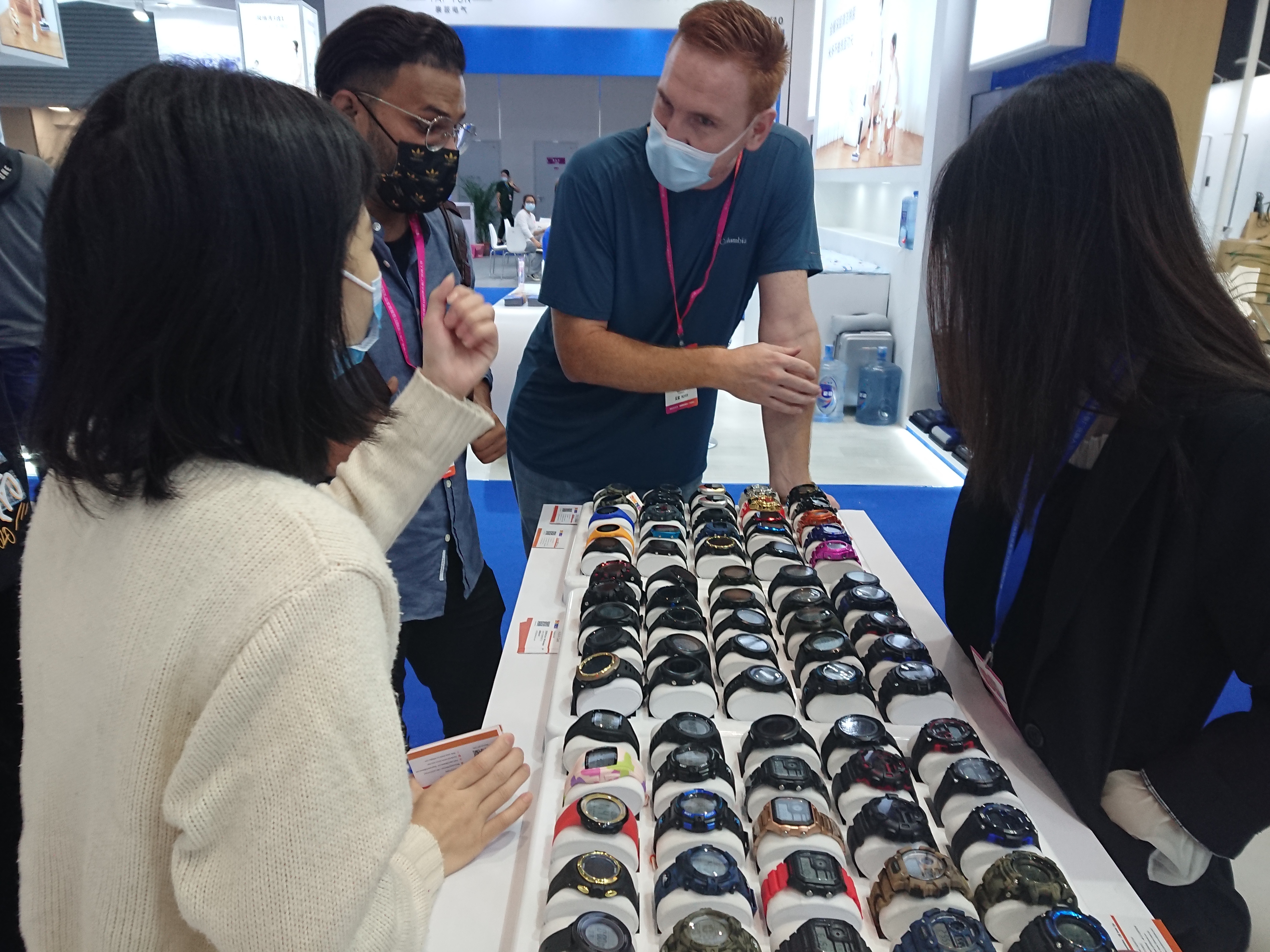 skmei watch factory on fair 