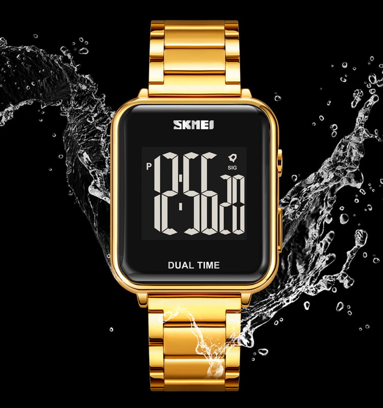 GAME&WATCH GOLD アラーム付き　HERMET digital Watch 1852 | SKMEI Watch OEM Factory